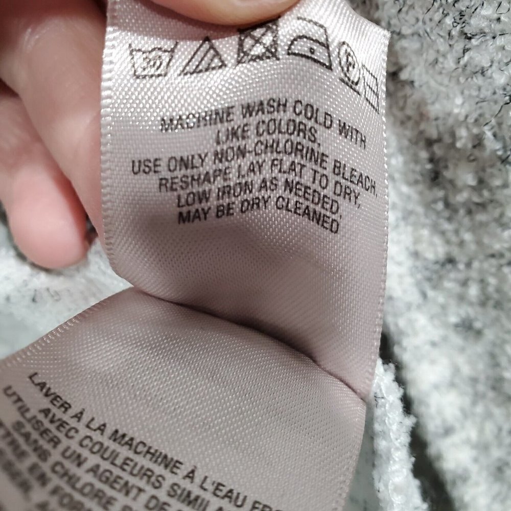Anthropologie Monday Tuesday W T F S S Gray Open-front Cardigan Sweater … - Picture 11 of 13